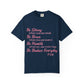 Beautiful Script Unisex Garment-Dyed T-shirt - snazzymerch