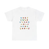 Minimalist Paw Print Unisex Heavy Cotton Tee Printify