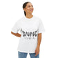 Monster Font-Unisex Oversized Tee Printify