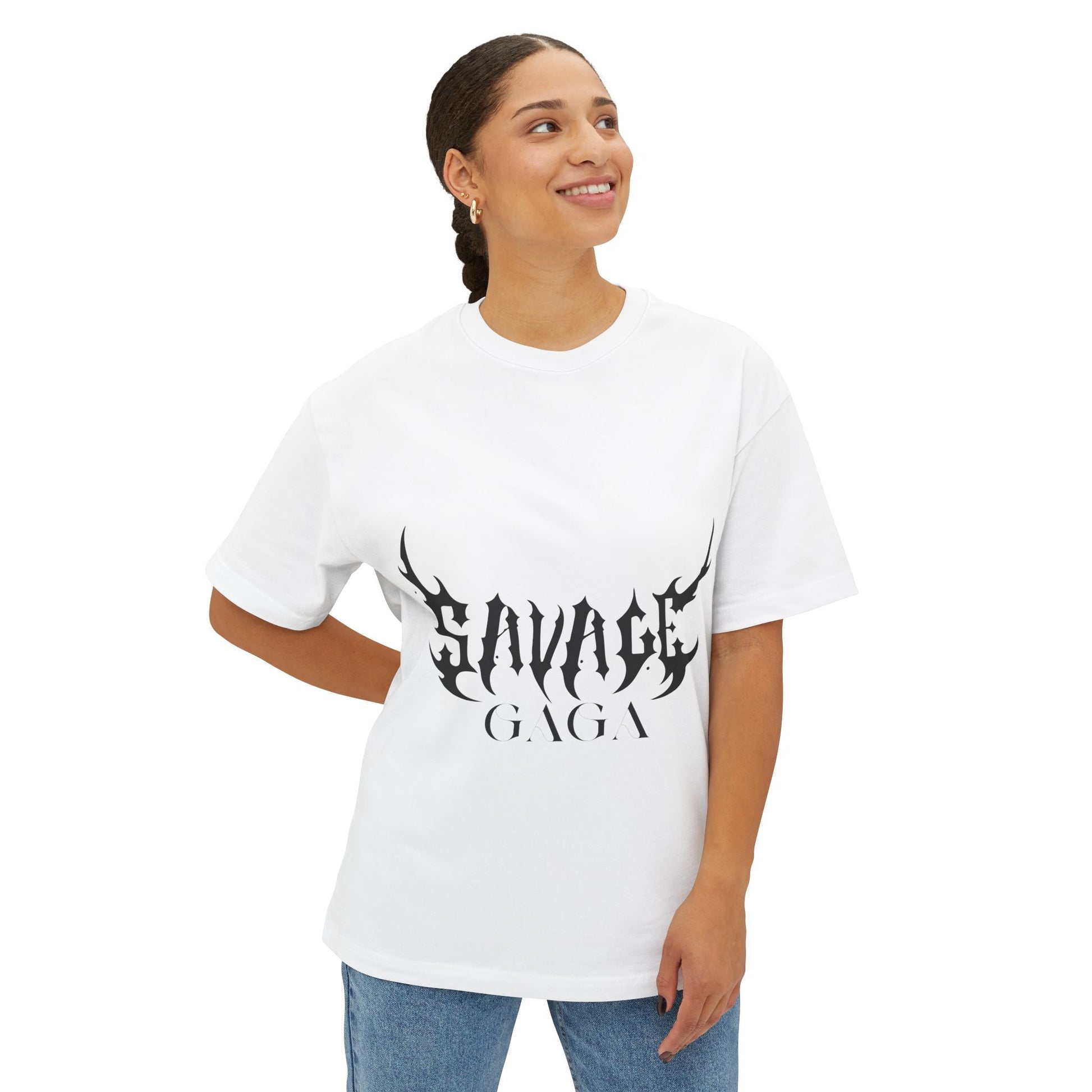 Monster Font-Unisex Oversized Tee Printify