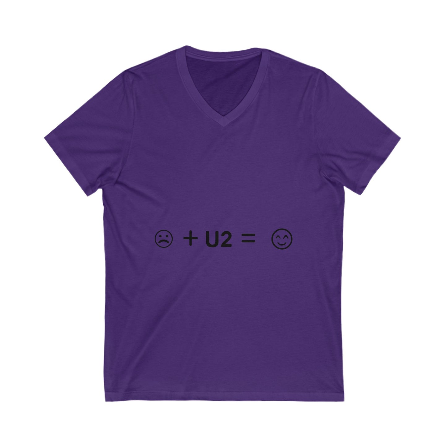 Red Star Circle Unisex Jersey Short Sleeve V-Neck Tee - snazzymerch