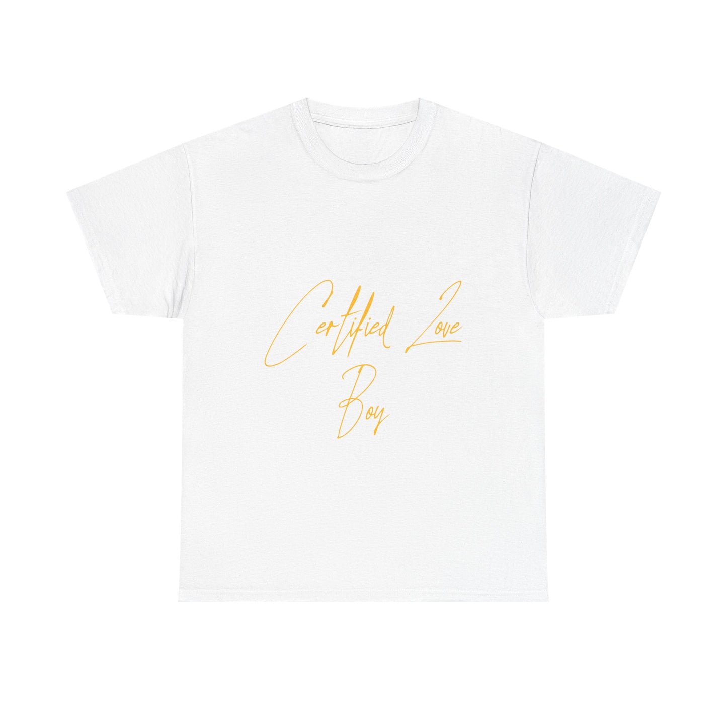 Certified Lover Boy Script Heavy Cotton Tee Printify