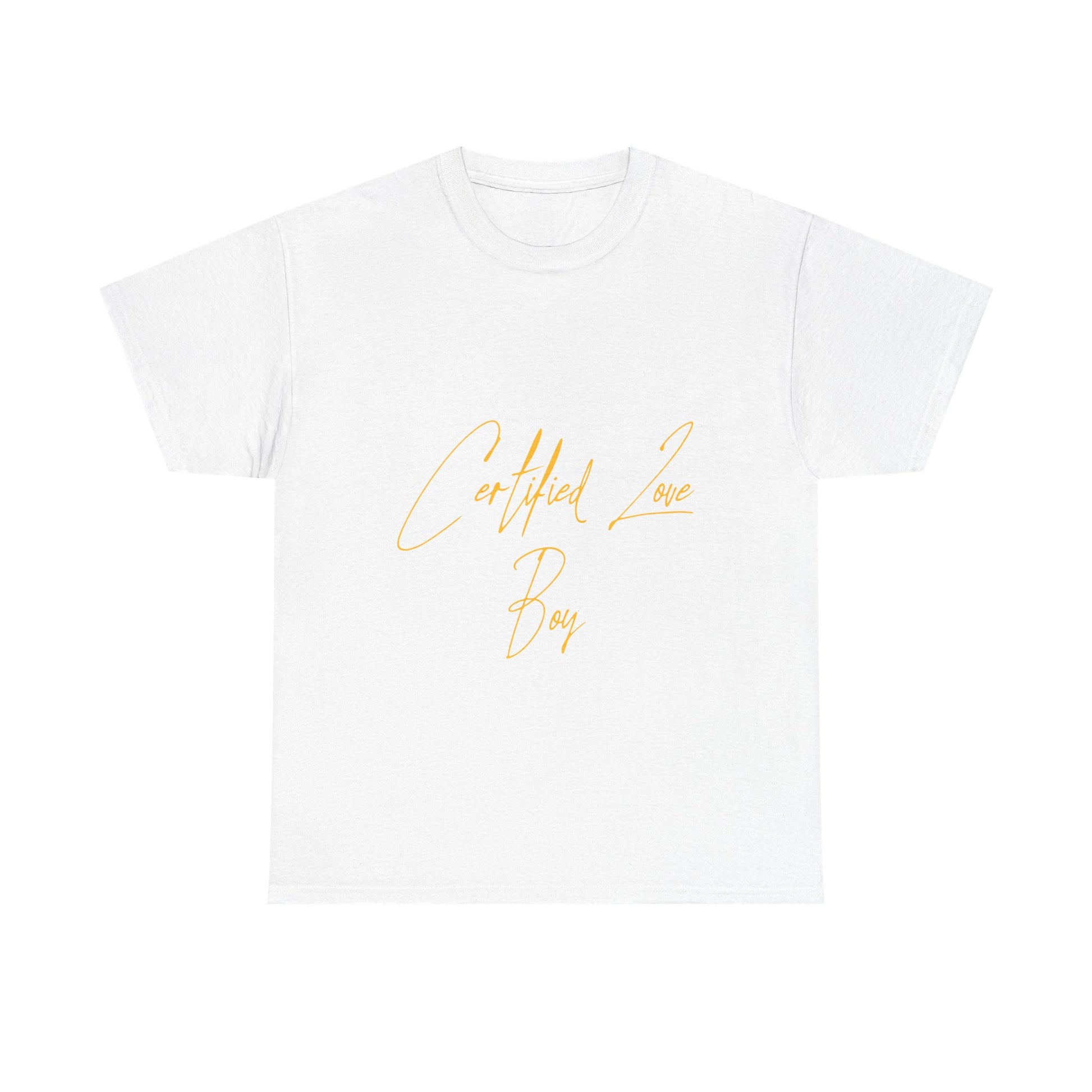 Certified Lover Boy Script Heavy Cotton Tee Printify