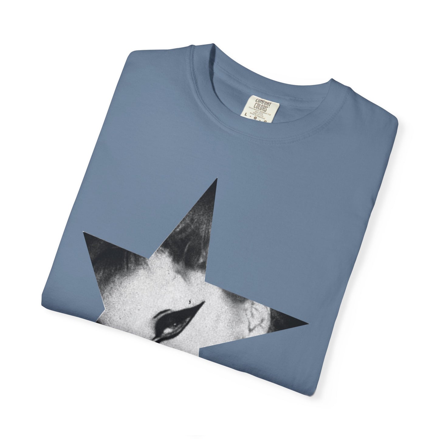 Born This Way Star Face-Unisex Dyed Tshirt Printify