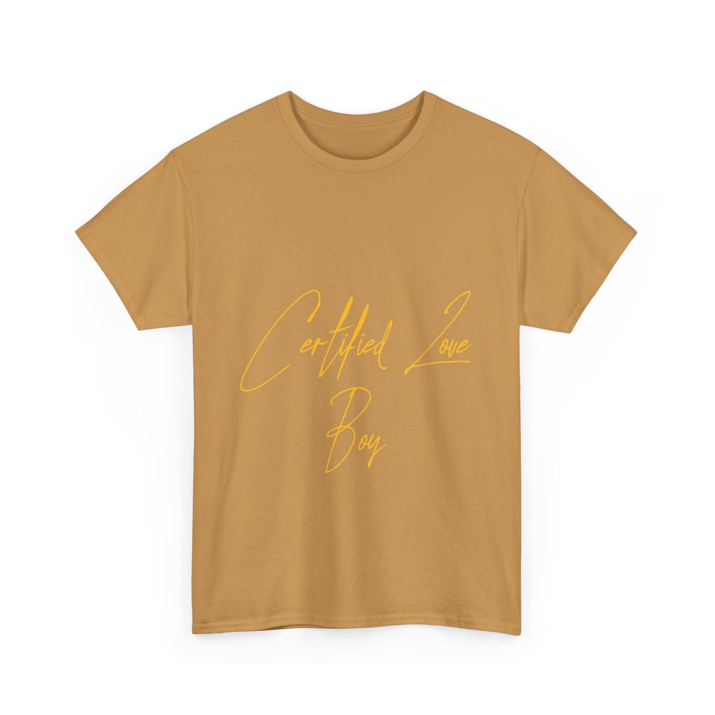 Certified Lover Boy Script Heavy Cotton Tee Printify