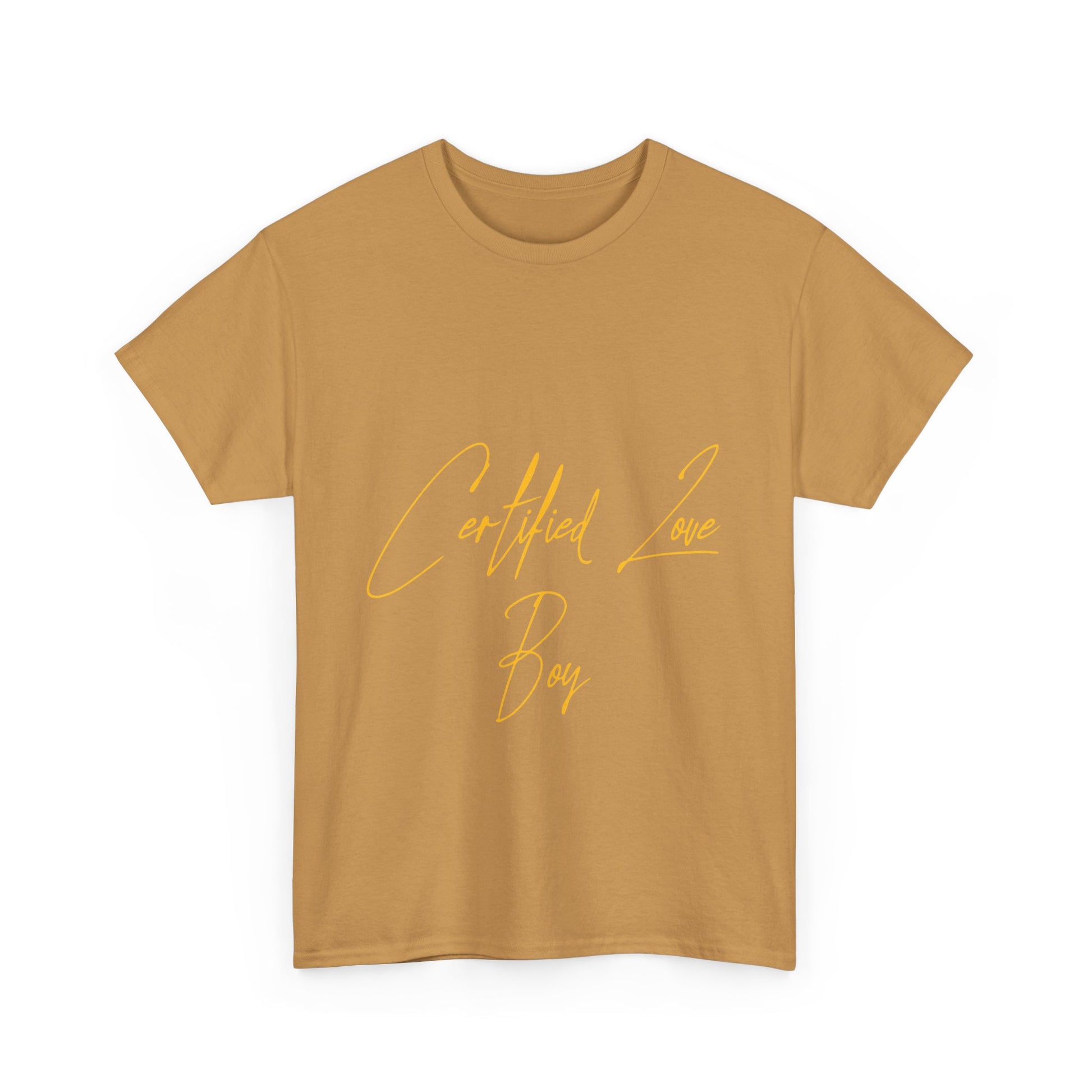 Certified Lover Boy Script Heavy Cotton Tee Printify