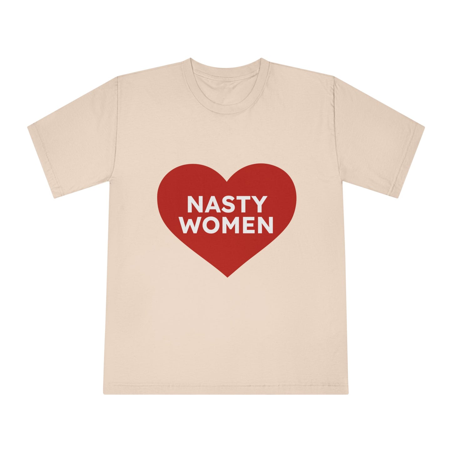 Nasty Women Heart - Unisex Classic Crewneck T-shirt Printify