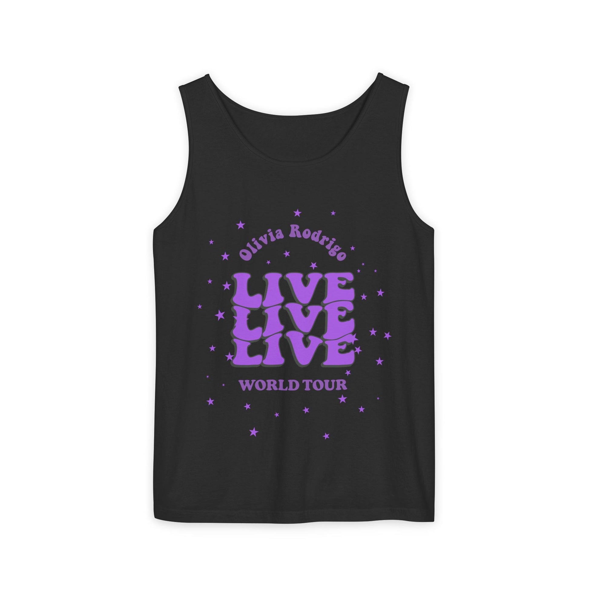 Olivia Rodrigo Live World Tour-Dyed Tank Top Printify