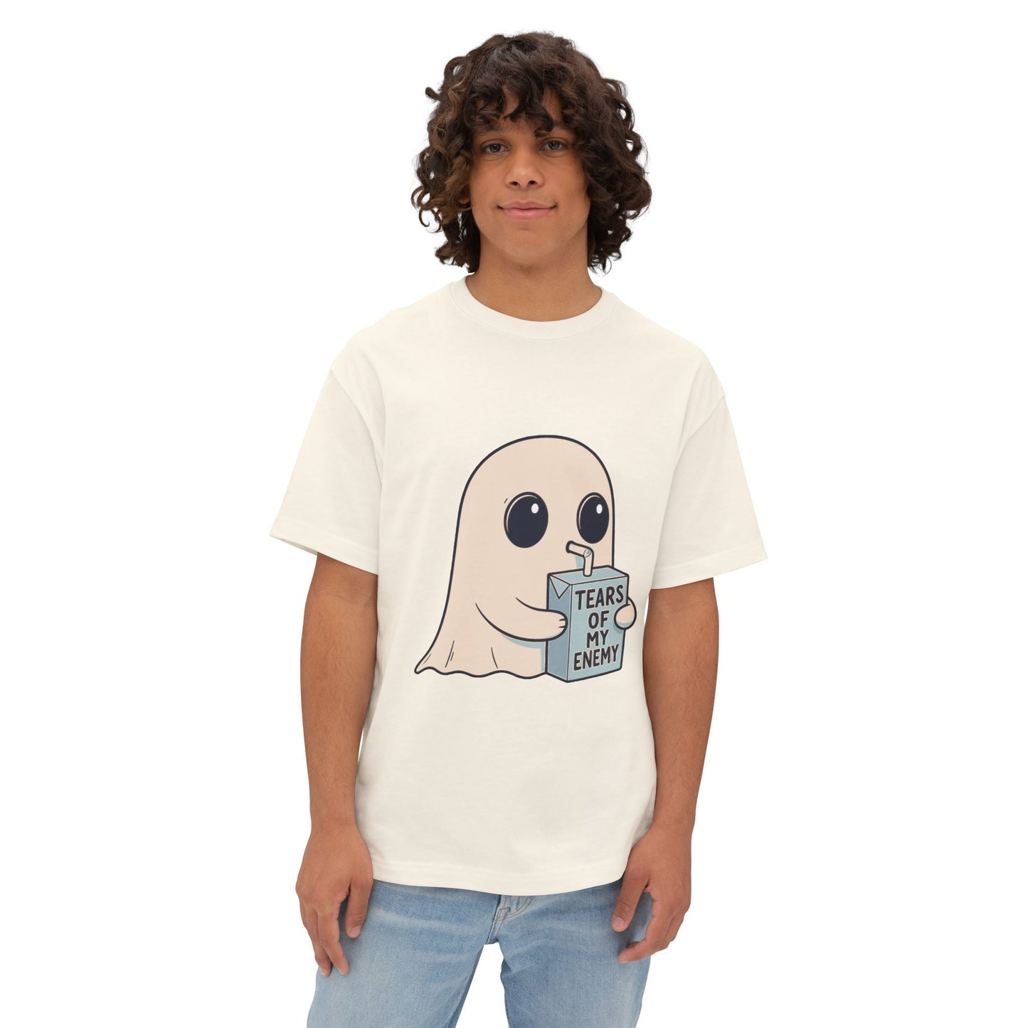 Oversized boxy Tee – Snazzy Tears Edition Printify