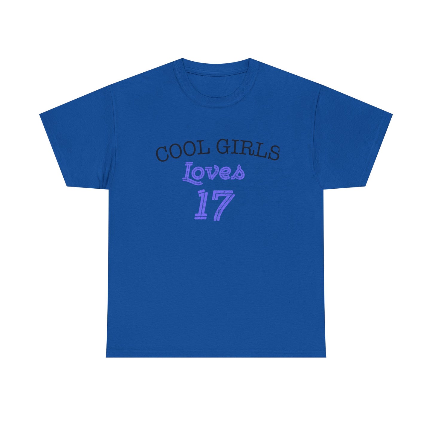 Love for 17 Graphic Unisex Heavy Cotton Tee - snazzymerch