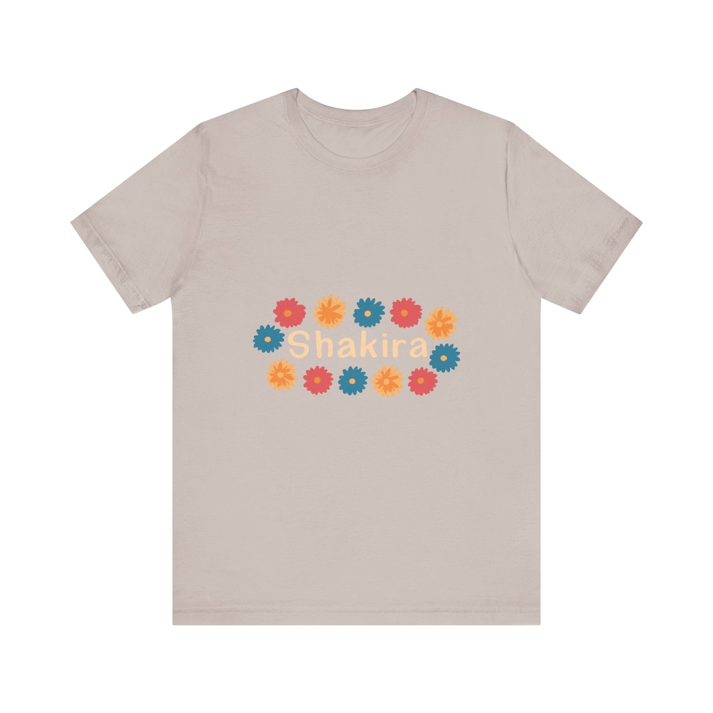 Retro Floral Groove Unisex jersey short sleeve tee Printify
