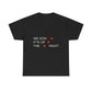 Triple Star Minimal Unisex Heavy Cotton Tee - snazzymerch