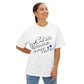 Heart Team Graphic Unisex oversized Boxy Tee - snazzymerch