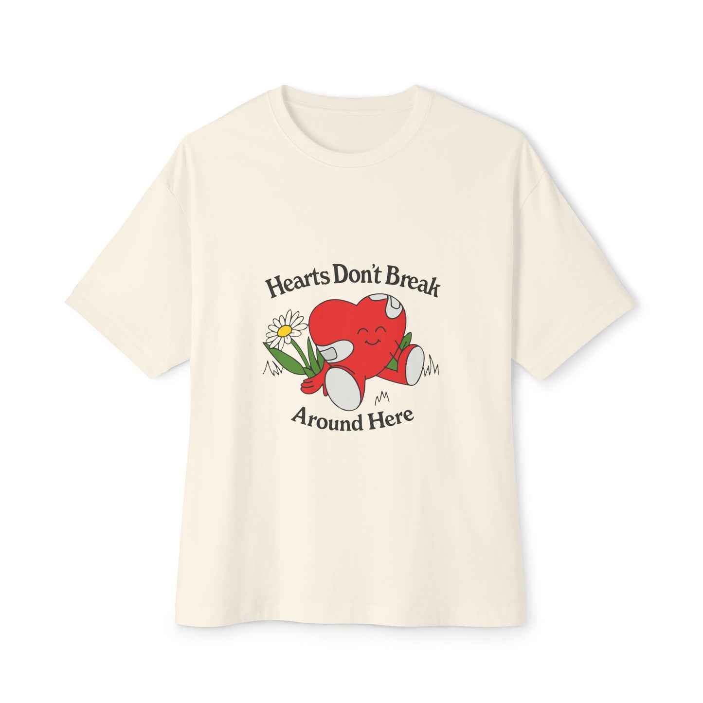 Abstract Guitar Sketch Oversized Boxy Tee Printify