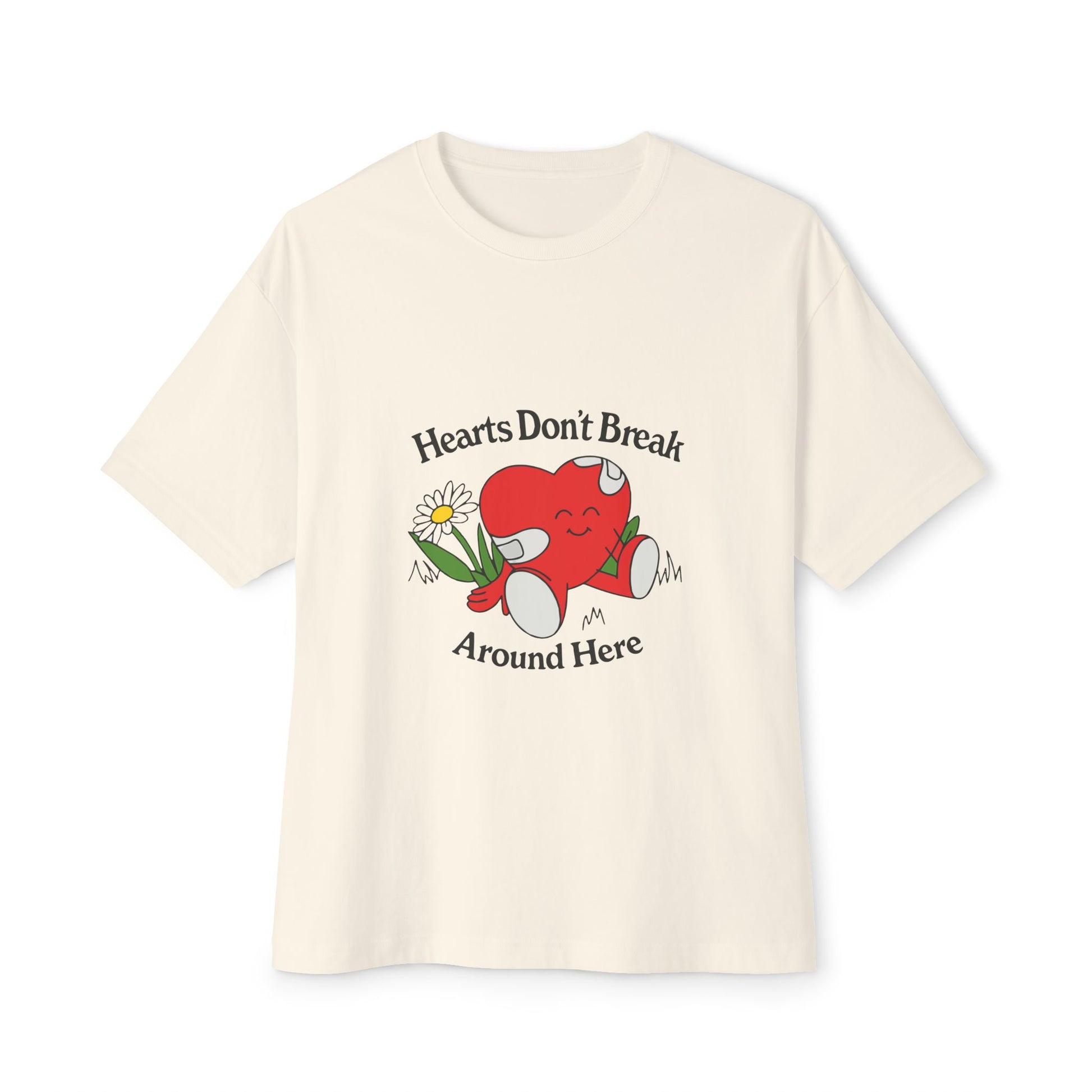 Abstract Guitar Sketch Oversized Boxy Tee Printify