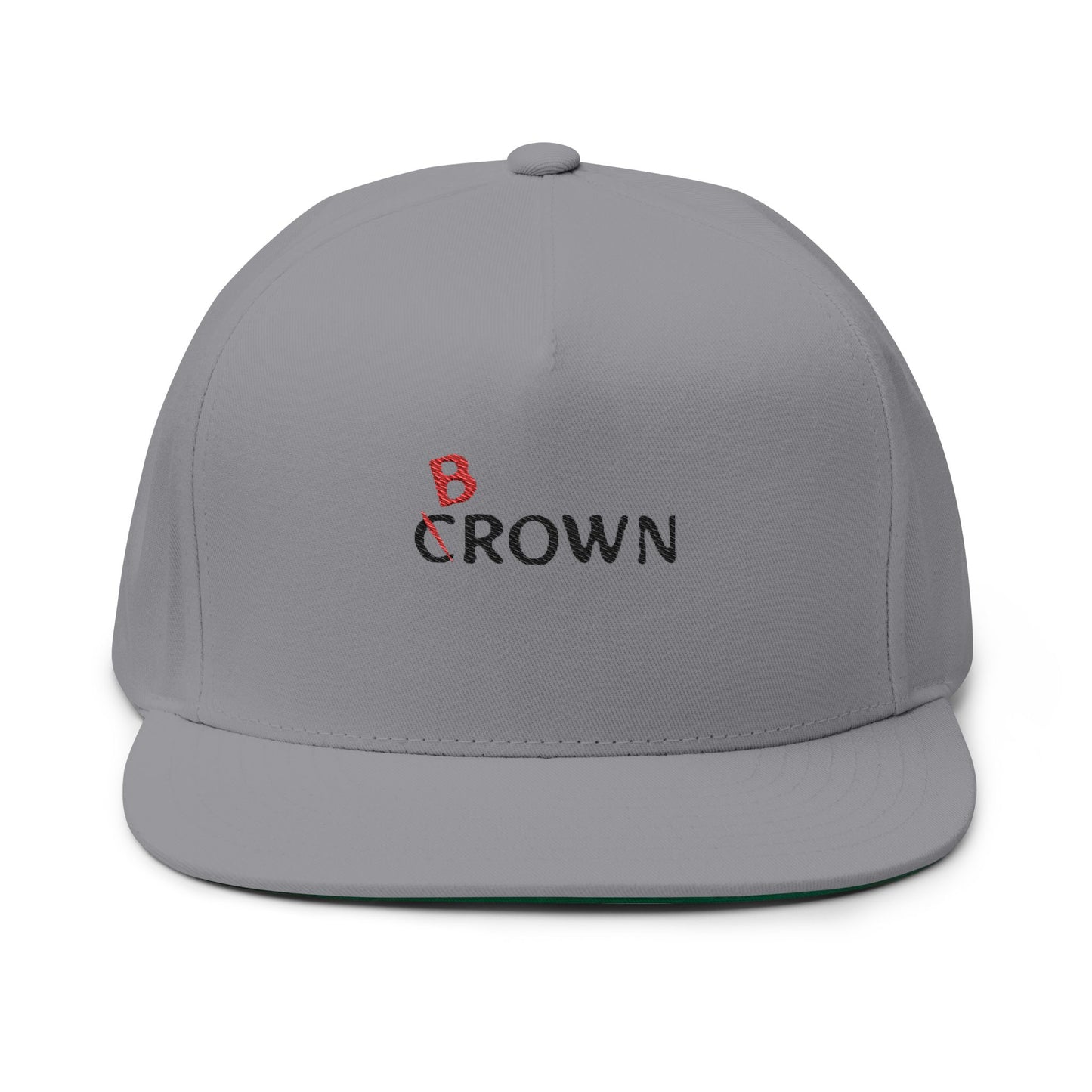 Abstract Red Flag Typography Fill Bill cap - snazzymerch