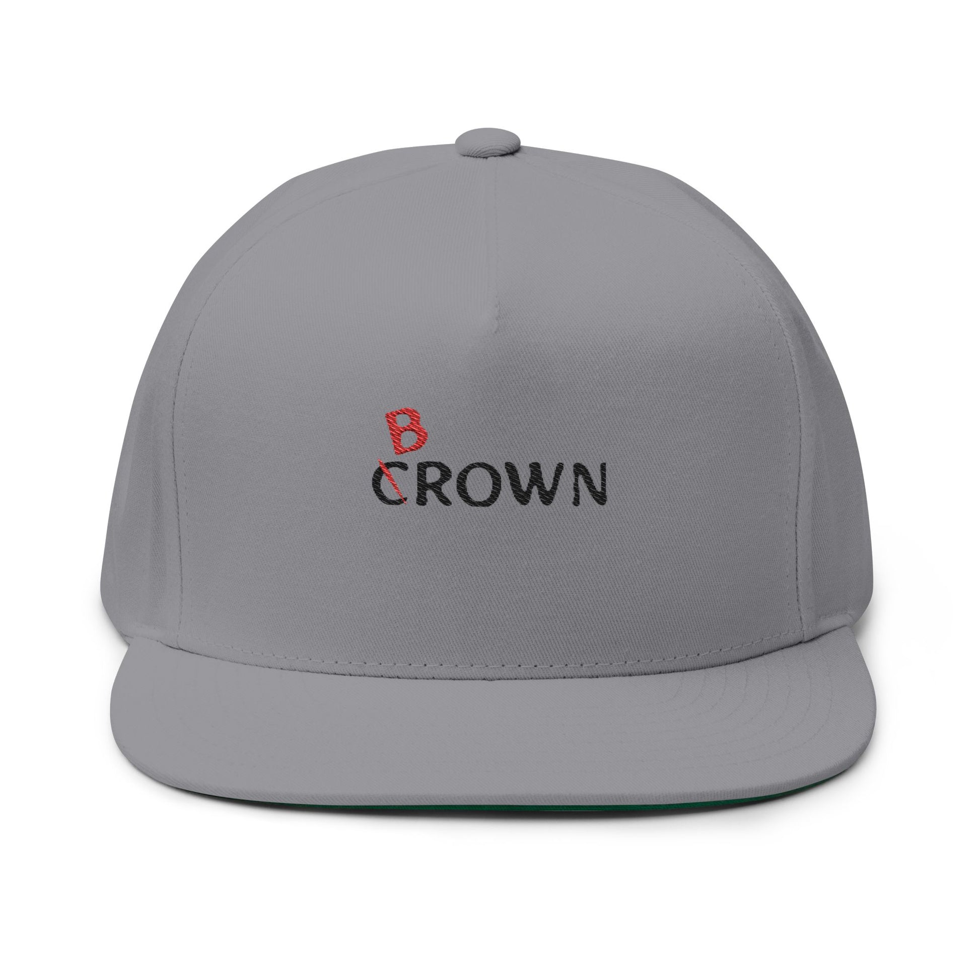 Abstract Red Flag Typography Fill Bill cap - snazzymerch