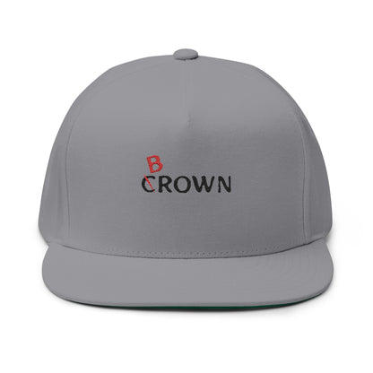 Abstract Red Flag Typography Fill Bill cap - snazzymerch