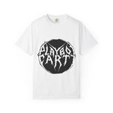 Gothic Circle White Logo - snazzymerch