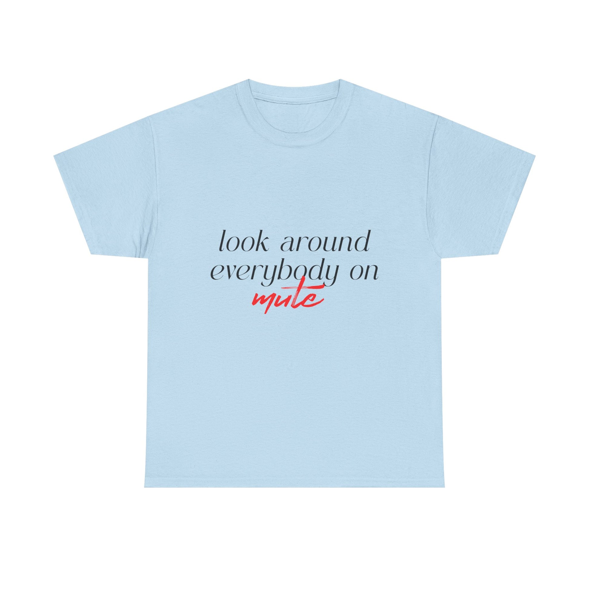 Muted World Unisex Heavy Cotton Tee - snazzymerch