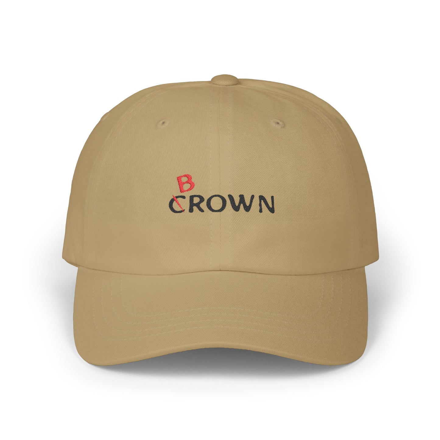 Abstract Red Flag Typography Classic Dad Cap - snazzymerch