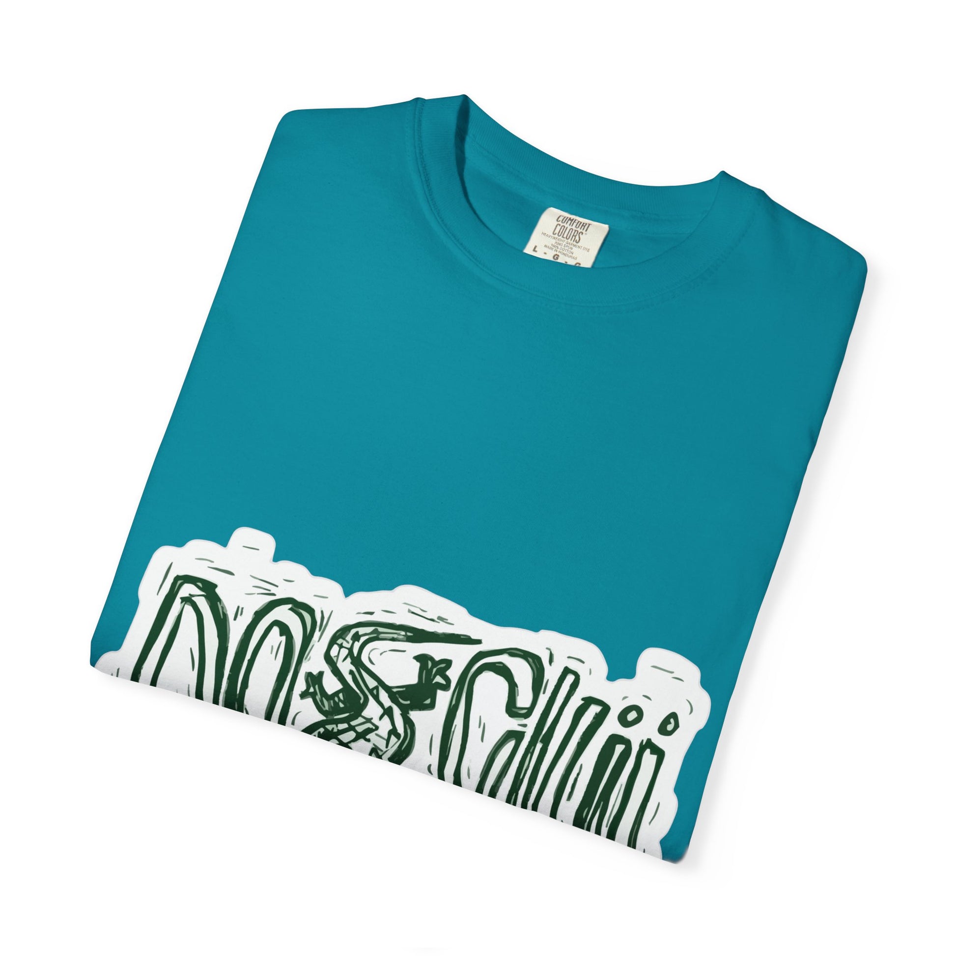 Lizard Lettering Unisex Garment-Dyed T-shirt - snazzymerch