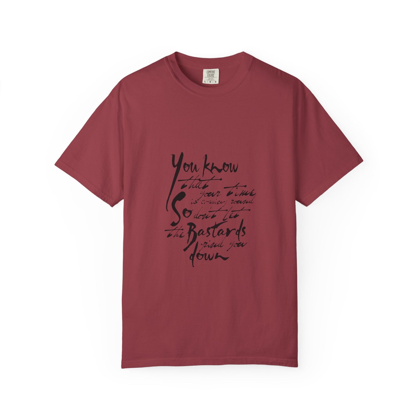 Bold Outline Logo Unisex Garment-Dyed T-shirt - snazzymerch