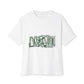 Lizard Lettering Unisex Oversized Boxy Tee - snazzymerch