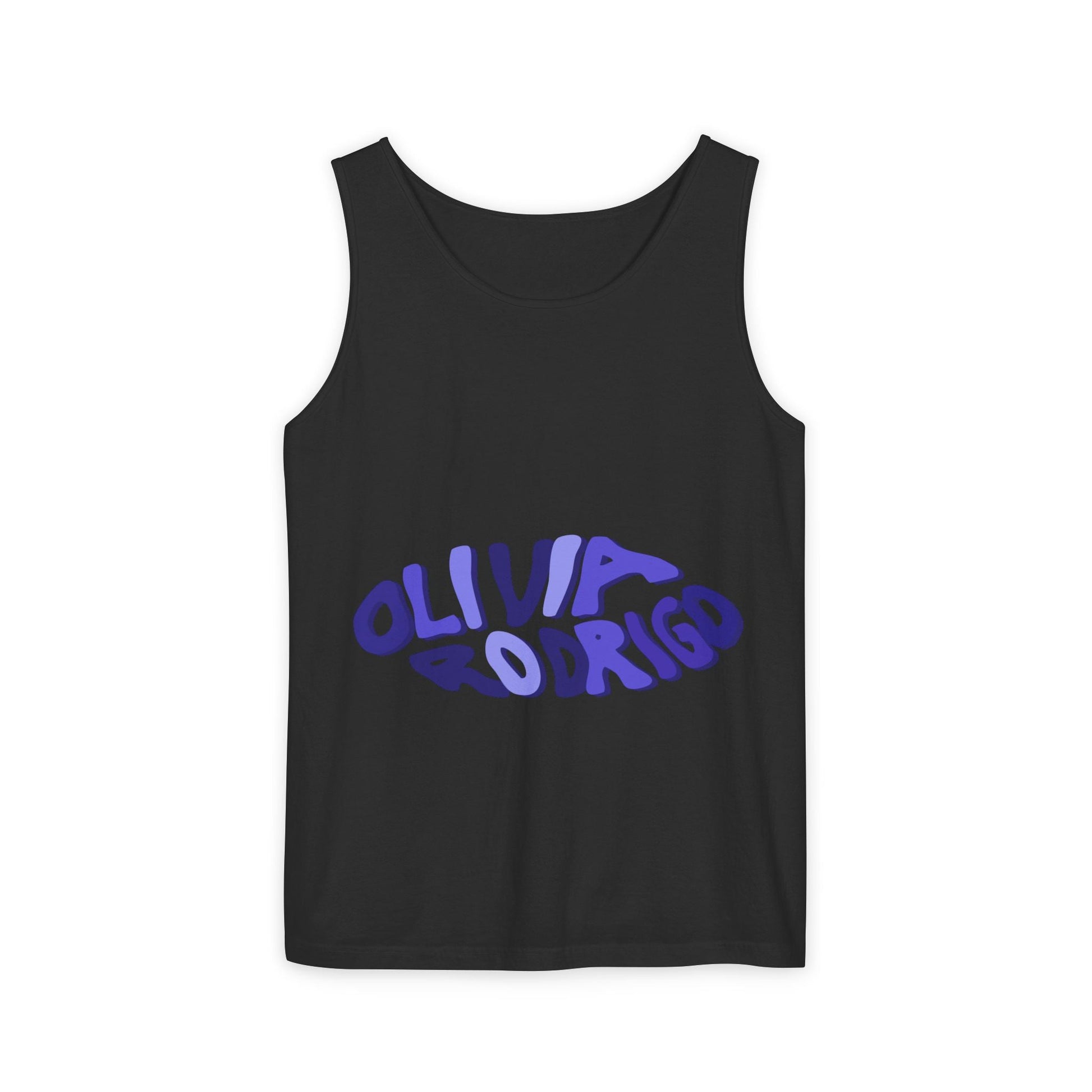 Olivia Rodrigo Wavy Text-Dyed Tank Top Printify