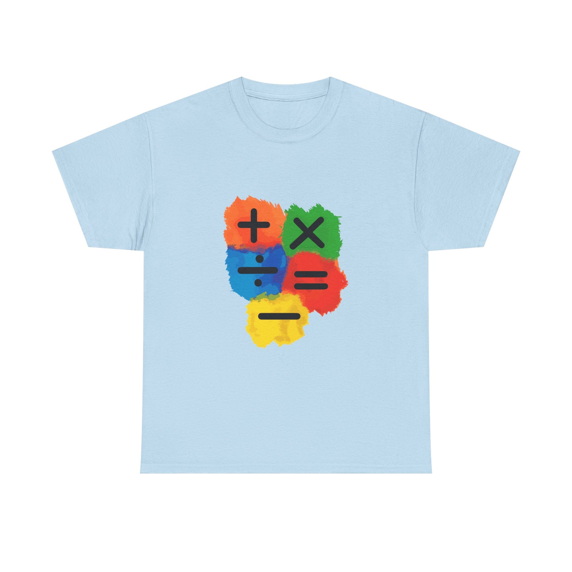 Orange Equals Symbol Unisex Heavy Cotton Tee Printify