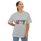 Mixed Tape Music Unisex Oversized Boxy tee Printify