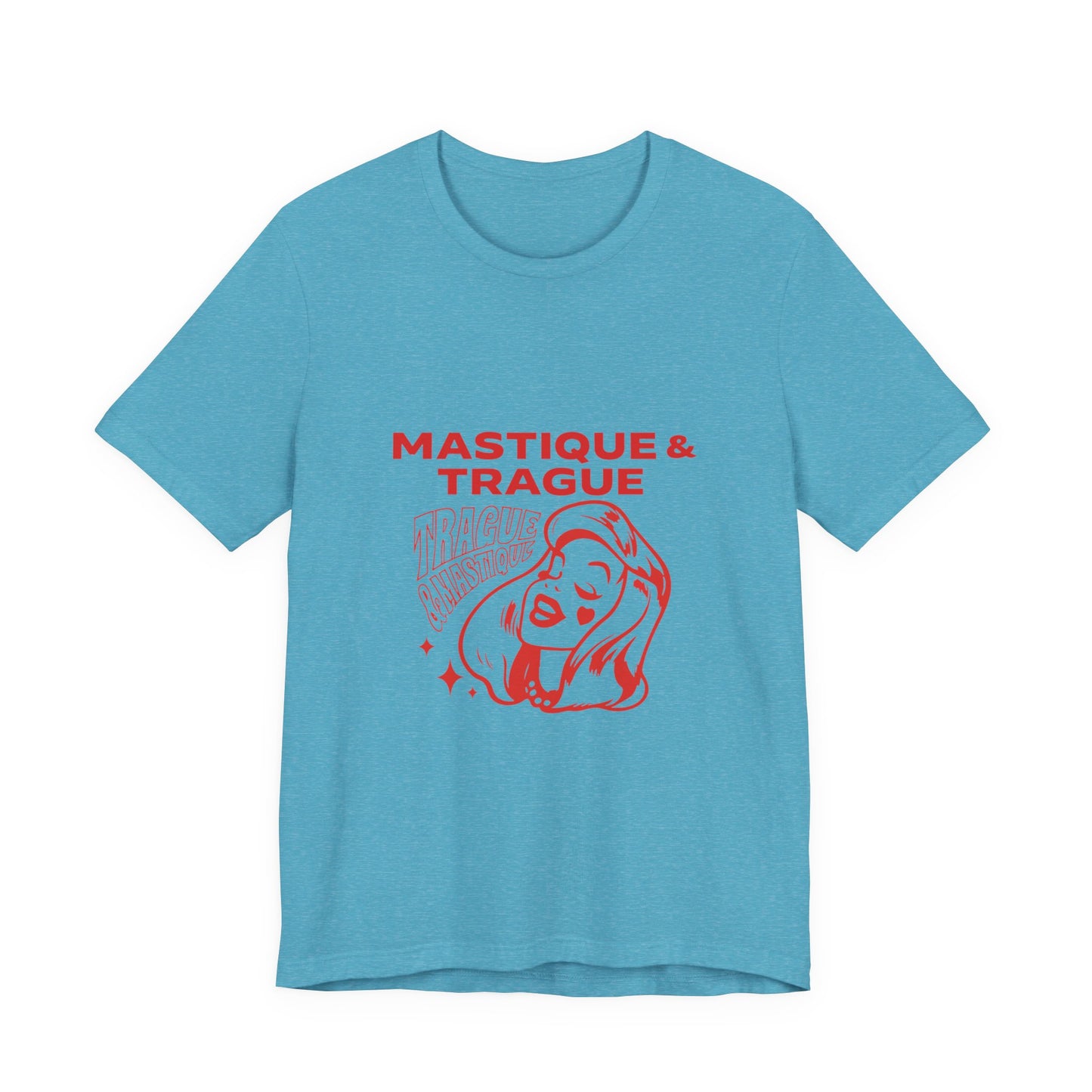 Fierce Femme in Red Unisex jersey short sleeve tee Printify