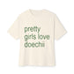 Green Text Statement Unisex Oversized Boxy Tee - snazzymerch