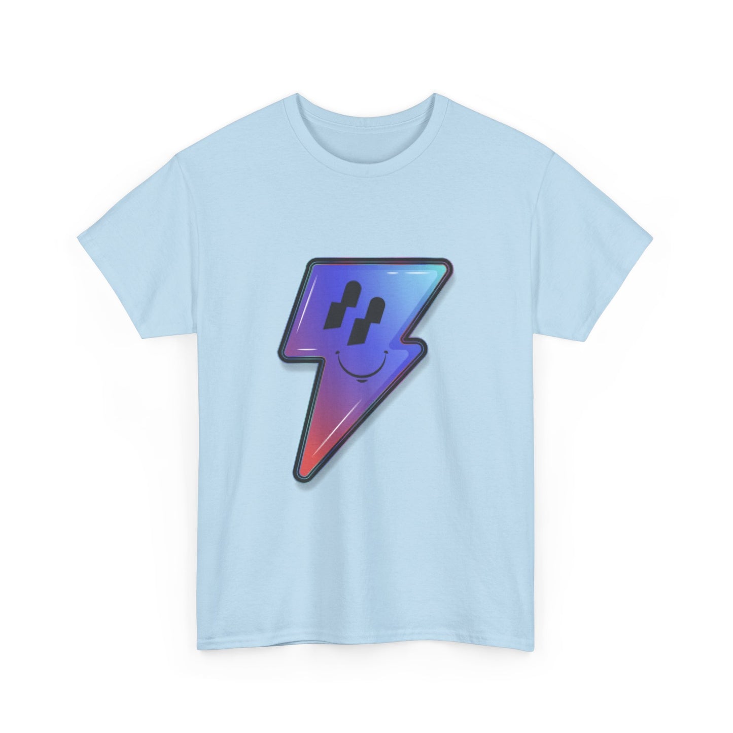 Smiley Charge Pop Unisex Heavy cotton tee Printify