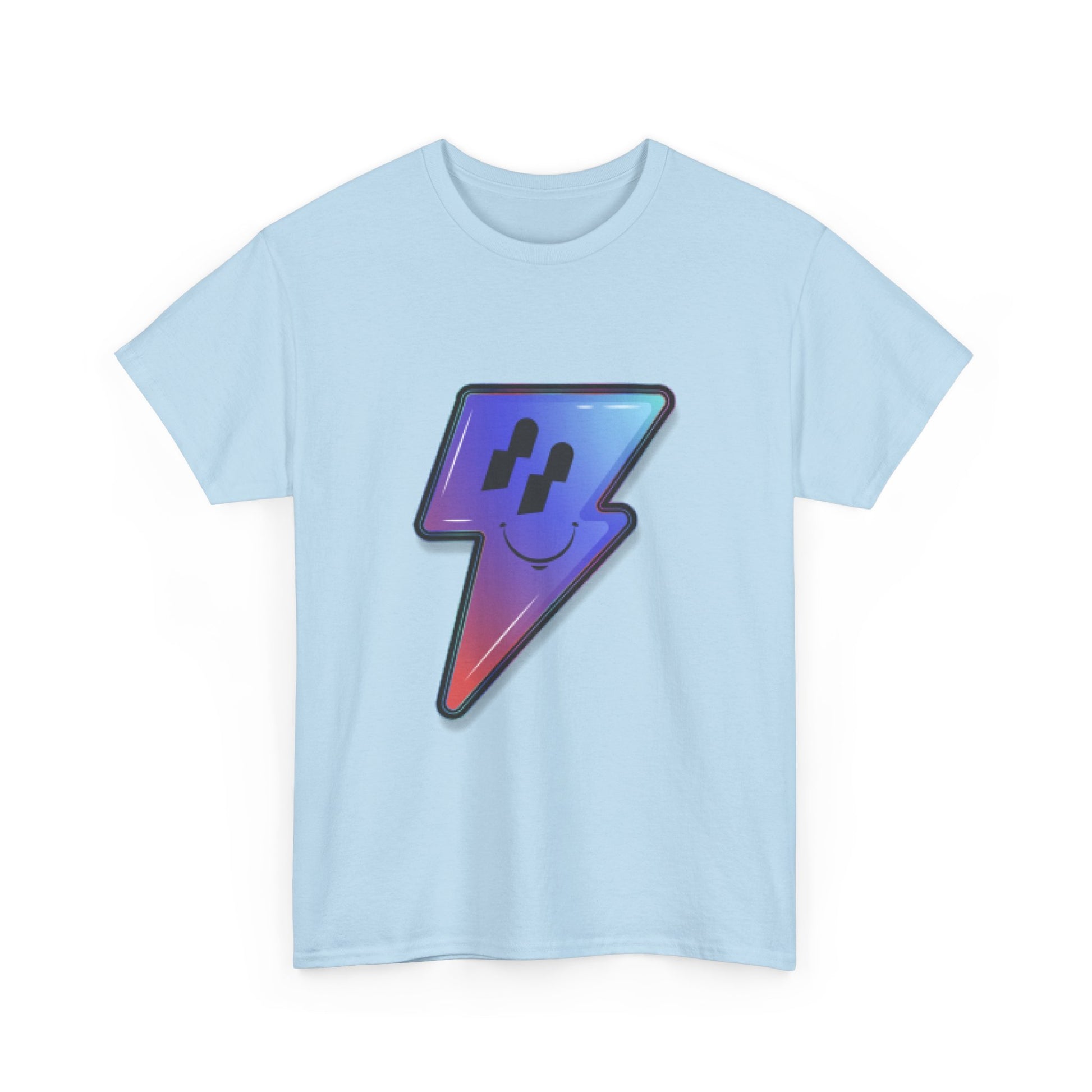 Smiley Charge Pop Unisex Heavy cotton tee Printify