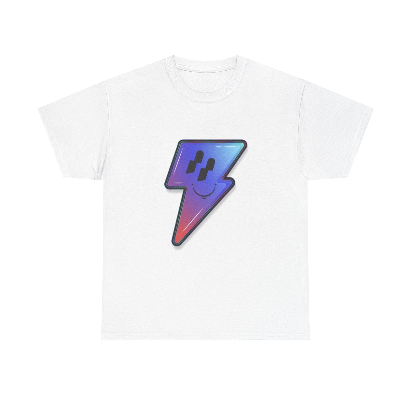 Smiley Charge Pop Unisex Heavy cotton tee Printify