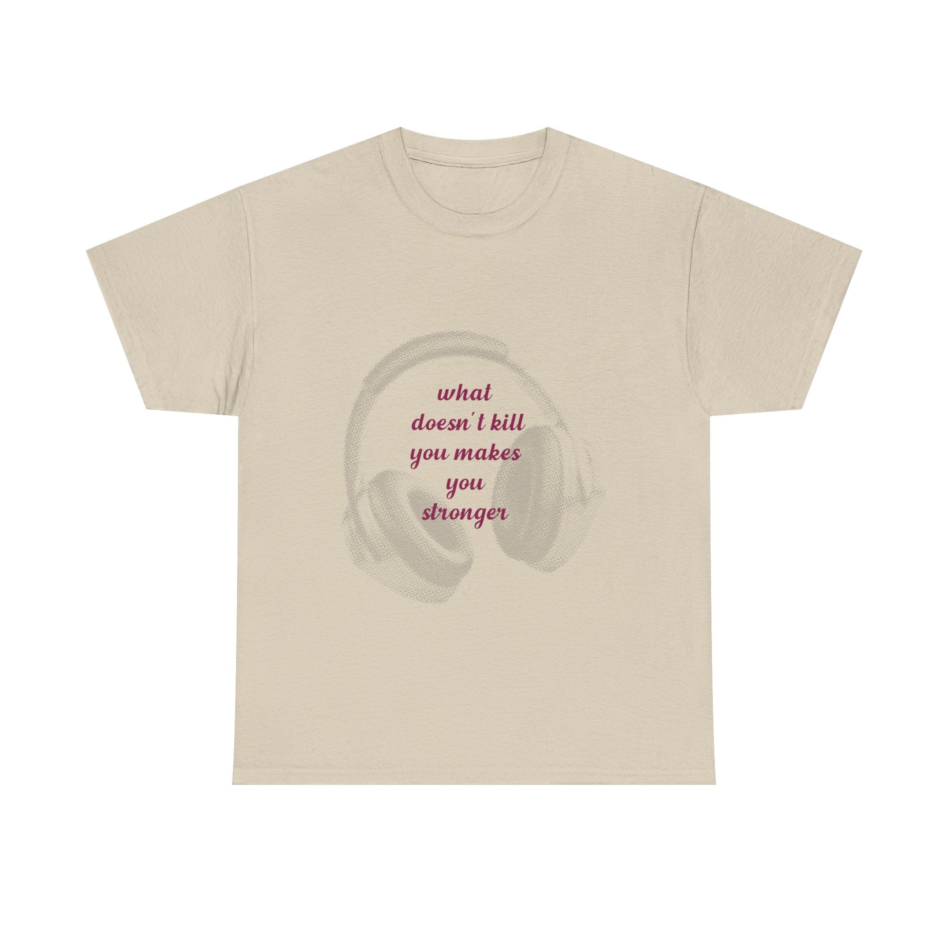 Stronger Soundwaves Unisex Heavy cotton tee Printify