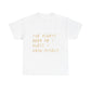 Know Myself Lyric Script Heavy Cotton Tee Printify
