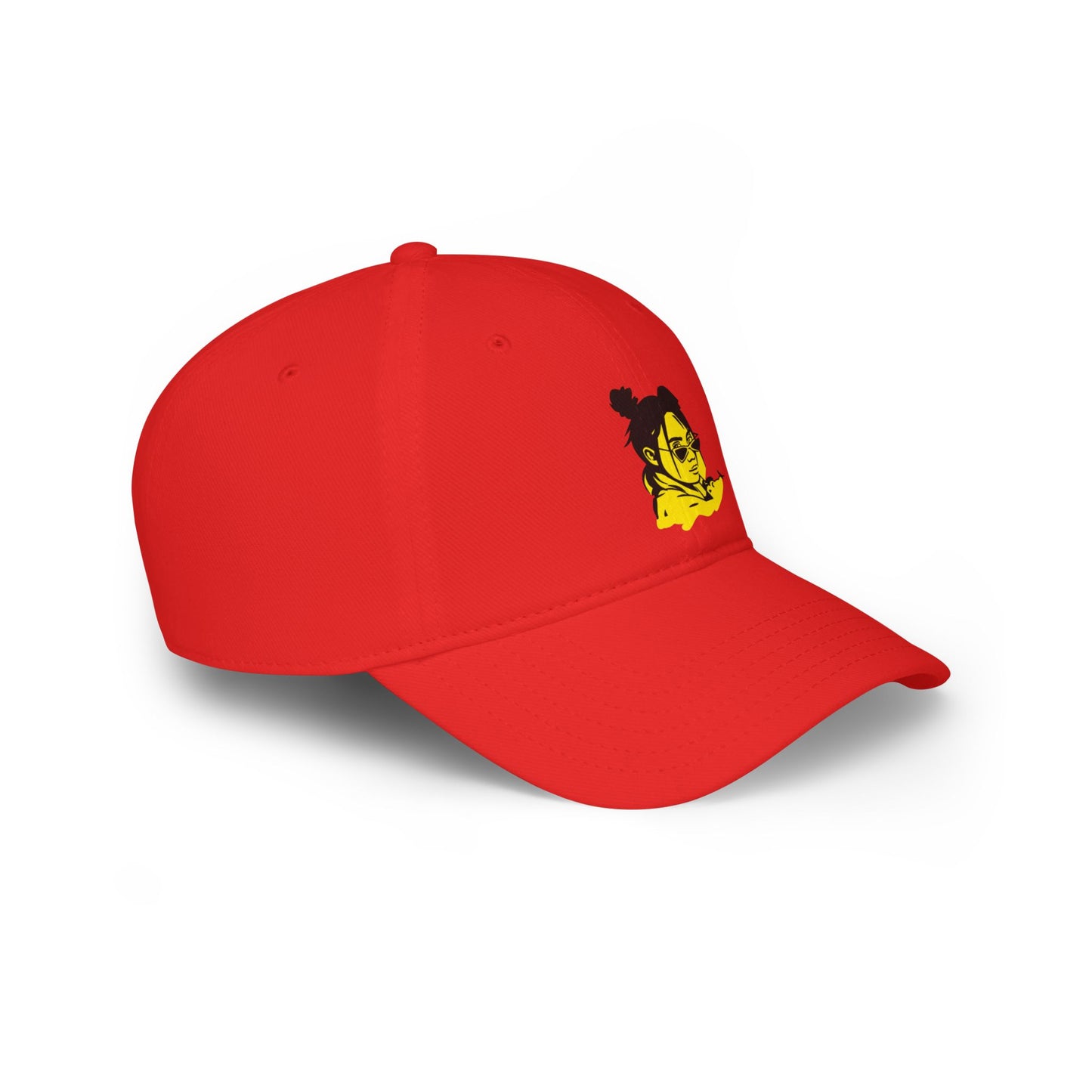 Billie Eilish Inspired Baseball Cap – Neon Mood Portrait Edition Printify