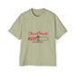 Candy Cane Loading Bar Men's Heavy Oversized Tee – Christmas Sale Edition Printify