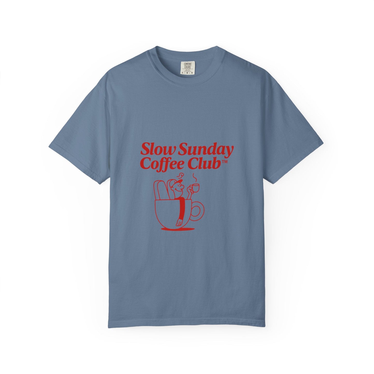 Unisex Garment-Dyed T-shirt – Snazzy Coffe Club Edition Printify