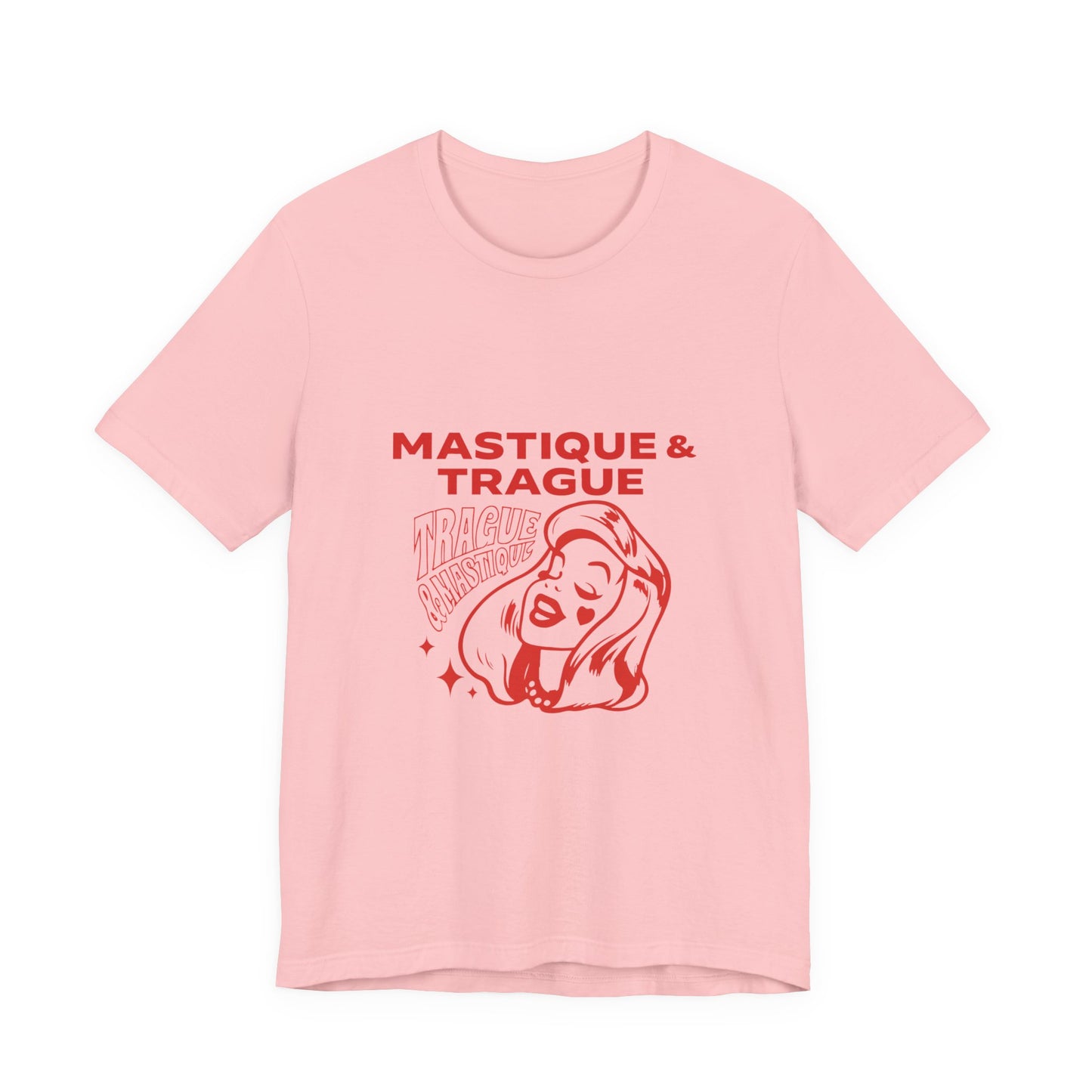 Fierce Femme in Red Unisex jersey short sleeve tee Printify