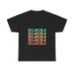 Retro Pop Lines Unisex Heavy cotton tee Printify