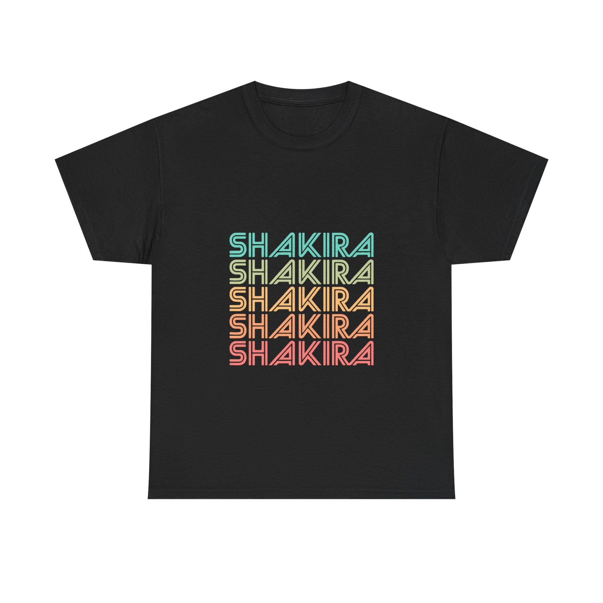 Retro Pop Lines Unisex Heavy cotton tee Printify