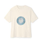 Midnight Vinyl Vibes Unisex Oversized Boxy Tee - snazzymerch