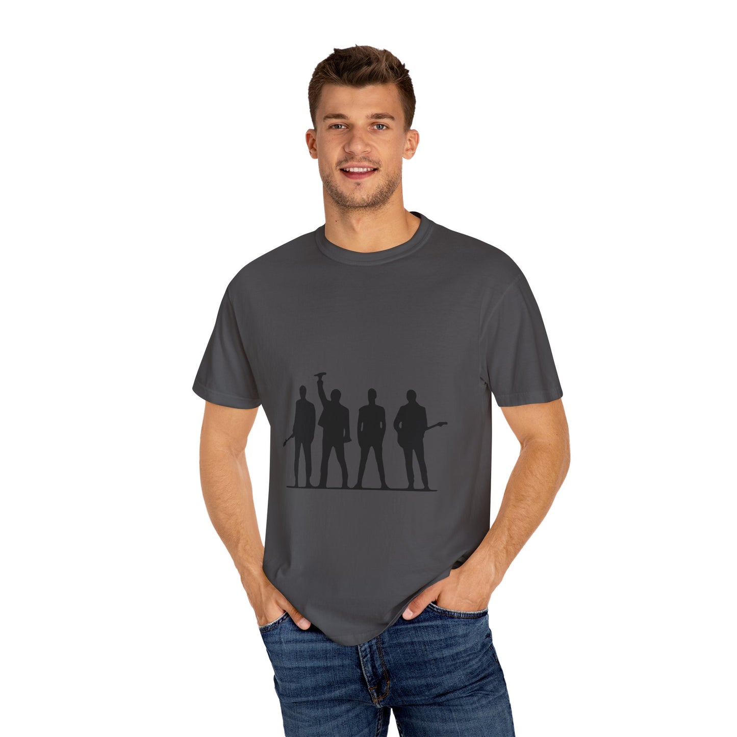 Retro Rock Vibes Unisex Garment-Dyed T-shirt - snazzymerch