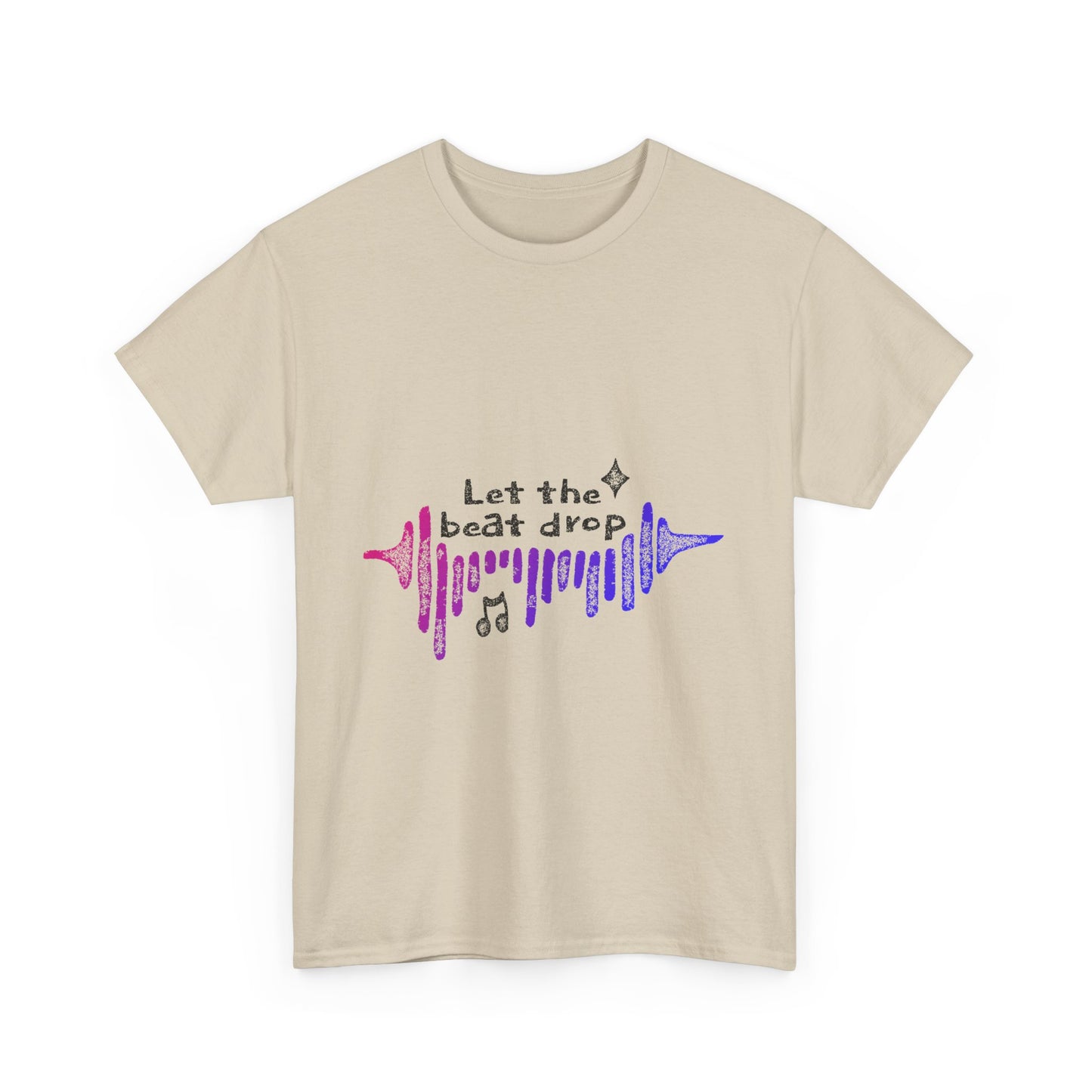 Bold Beats Visualizer Unisex Heavy cotton tee Printify