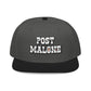 Snapback (Embroidery) – Post Melone Bold Design Printify