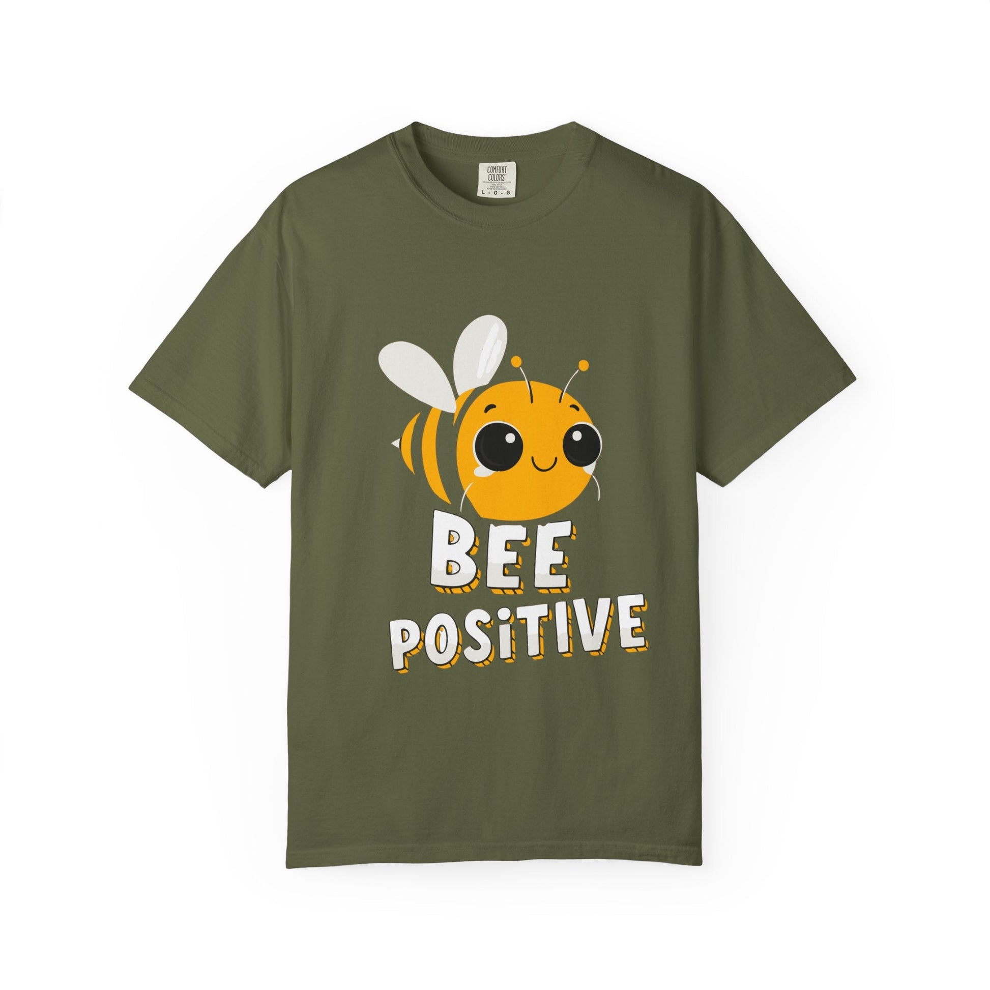 Dyed T-shirt – Snazzy Bee positive Edition Printify