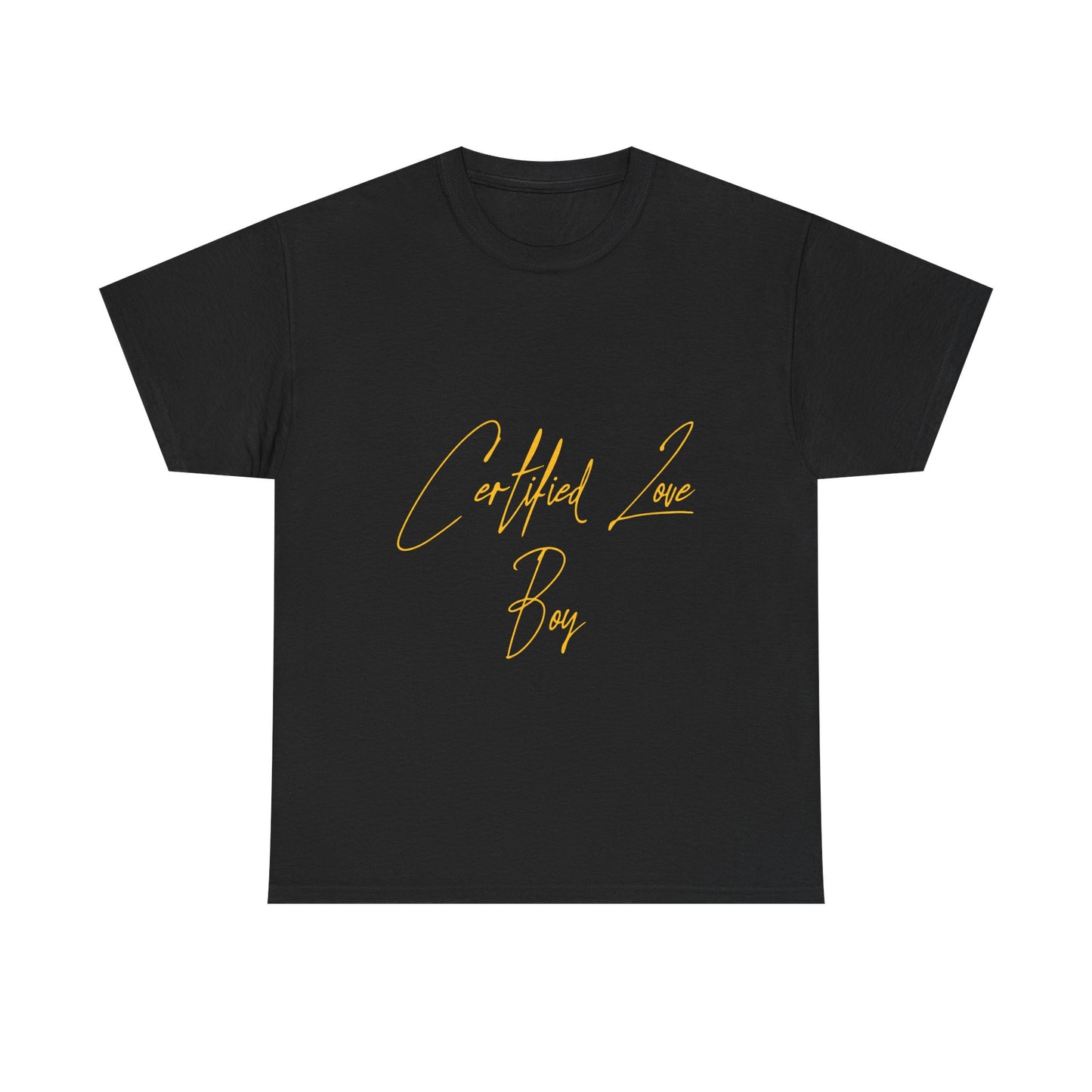 Certified Lover Boy Script Heavy Cotton Tee Printify